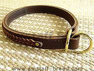 Gorgeous Wide 2 Ply Leather Choke Dog Collar - Fashion Exclusive Gorgeous Wide 2 Ply Leather Choke Dog Collar - Fashion Exclusive