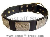 Gorgeous War Dog Leather Dog Collar - Like in the movies Gorgeous War Dog Leather Dog Collar - Like in the movies