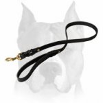 Amstaff High-Quality Braided Leather Dog Leash