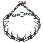 "Pro Style" Herm Sprenger Black Stainless Steel Amstaff Prong Collar 1/6 inches (4.0 mm)