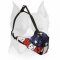 Amstaff ''American Pride'' Painted Muzzle for Dog Training