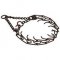 Strong Herm Sprenger Amstaff Pinch Prong Collar of Black Stainless Steel - 2.25 mm (1/11 inch)