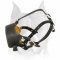 Elegant Non-Barking Leather Muzzle for American Staffordshire Terrier