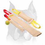 Amstaff Jute Set of Bite Tugs for Training Puppies