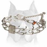 Amstaff Pinch Prong Collar Made of Stainless Steel