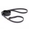 Black Biothane Amstaff Leash and Collar Combo