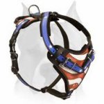 USA pride Harness for American Staffordshire Terriers
