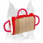 Amstaff Reliable Bite Pillow with Jute Cover for Professional Training