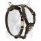 Amstaff Puppies Stylish Leather Dog Harness with Studs