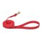 Red Waterproof Amstaff Leash Made of Biothane