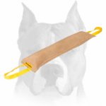 Amstaff Huge Bite Tug Made of Genuine Leather for Training