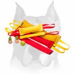 French Linen Huge Set of Bite Tugs for Training Amstaff