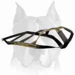 Dog weight pulling harness for Amstaff