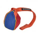 "Funny Play" French Linen Bite Tug for Puppies and Small Amstaff - 3 x 4 inch (8 x 10 cm)