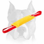 Amstaff French Linen Puppy Bite Tug with 2 Handles for Training