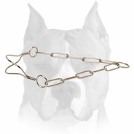 Amstaff High-Quality Chrome Plated Show Dog Collar Amstaff High-Quality Chrome Plated Show Dog Collar