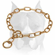 Amstaff Choke Chain Collar for Training and Walking Amstaff Choke Chain Collar for Training and Walking