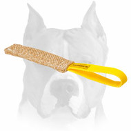 Amstaff Jute Puppy Bite Tug with Comfortable Handle