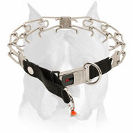 Amstaff Stainless Steel Pinch Dog Collar With Quick Lock System Amstaff Stainless Steel Pinch Dog Collar With Quick Lock System