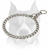Amstaff Choke Collar Plated with Chrome Amstaff Choke Collar Plated with Chrome