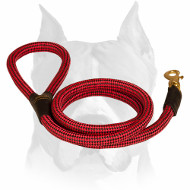 Strong and Lightweight Nylon Cord Dog Leash for Amstaff Breed Strong and Lightweight Nylon Cord Dog Leash for Amstaff Breed