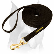 Nylon Amstaff Leash for Training, Tracking and Walking