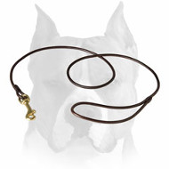 Amstaff Leather Dog Leash for Shows Amstaff Leather Dog Leash for Shows