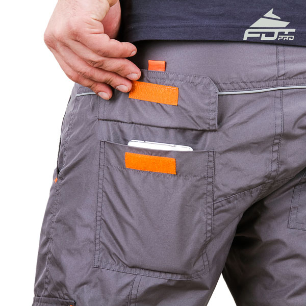 Comfy Design FDT Professional Pants with Reliable Side Pockets for Dog Trainers