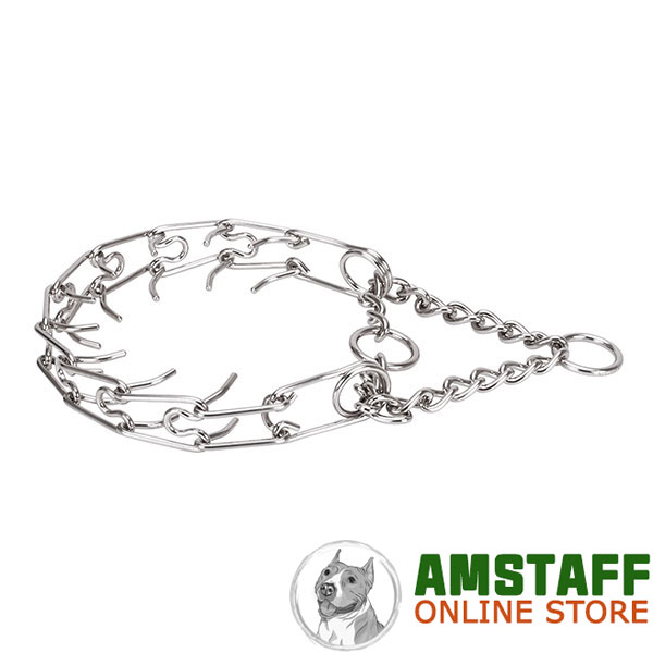 Rust resistant stainless steel O-ring on pinch collar
