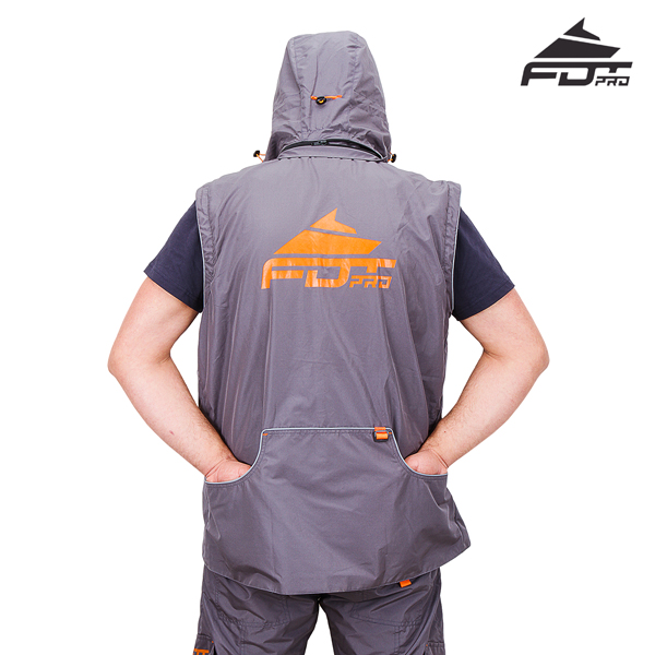 Durable Dog Training Suit Grey Color from FDT Pro