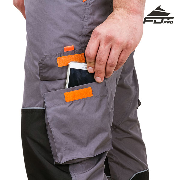 FDT Professional Design Dog Tracking Pants with Handy Velcro Side Pocket