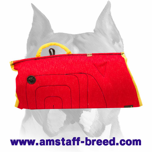 Amstaff Strong French Linen Puppy Bite Sleeve for Training