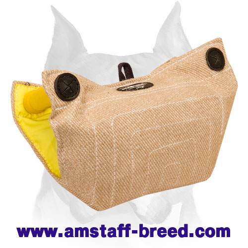 Amstaff Breed Primary Jute Puppy Bite Builder