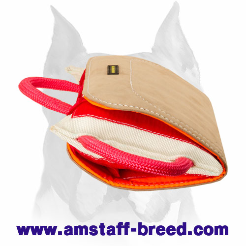 Amstaff 'Pro Bite Pillow' Covered with Genuine Leather for Training