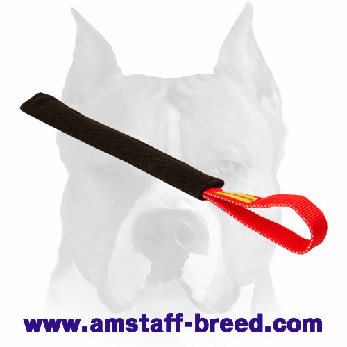 Amstaff Durable Puppy Bite Tug with Handle for Training