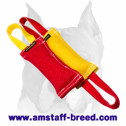 Amstaff Useful Set of French Linen Bite Tugs for Training - Click Image to Close