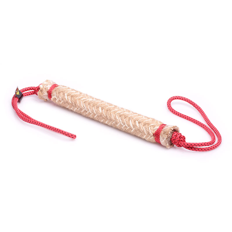 Amstaff Hard Rolled Jute Bite Tug for Puppies and Young Dogs