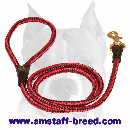 Amstaff Lightweight Nylon Cord Dog Leash