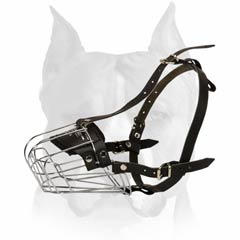 Buckle Wire Cage Muzzle For Amstaff